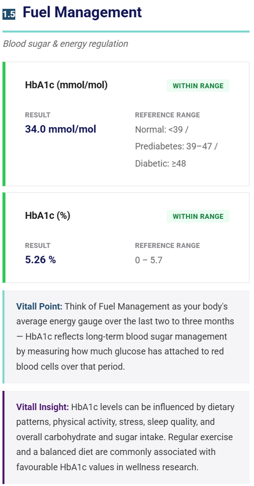 Portal summary screen