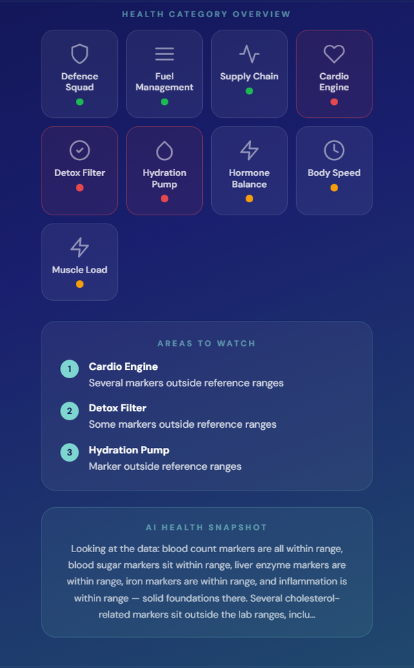 Vitall Check portal preview