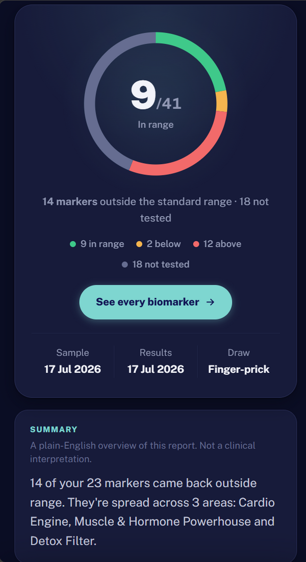 Vitall Check portal preview